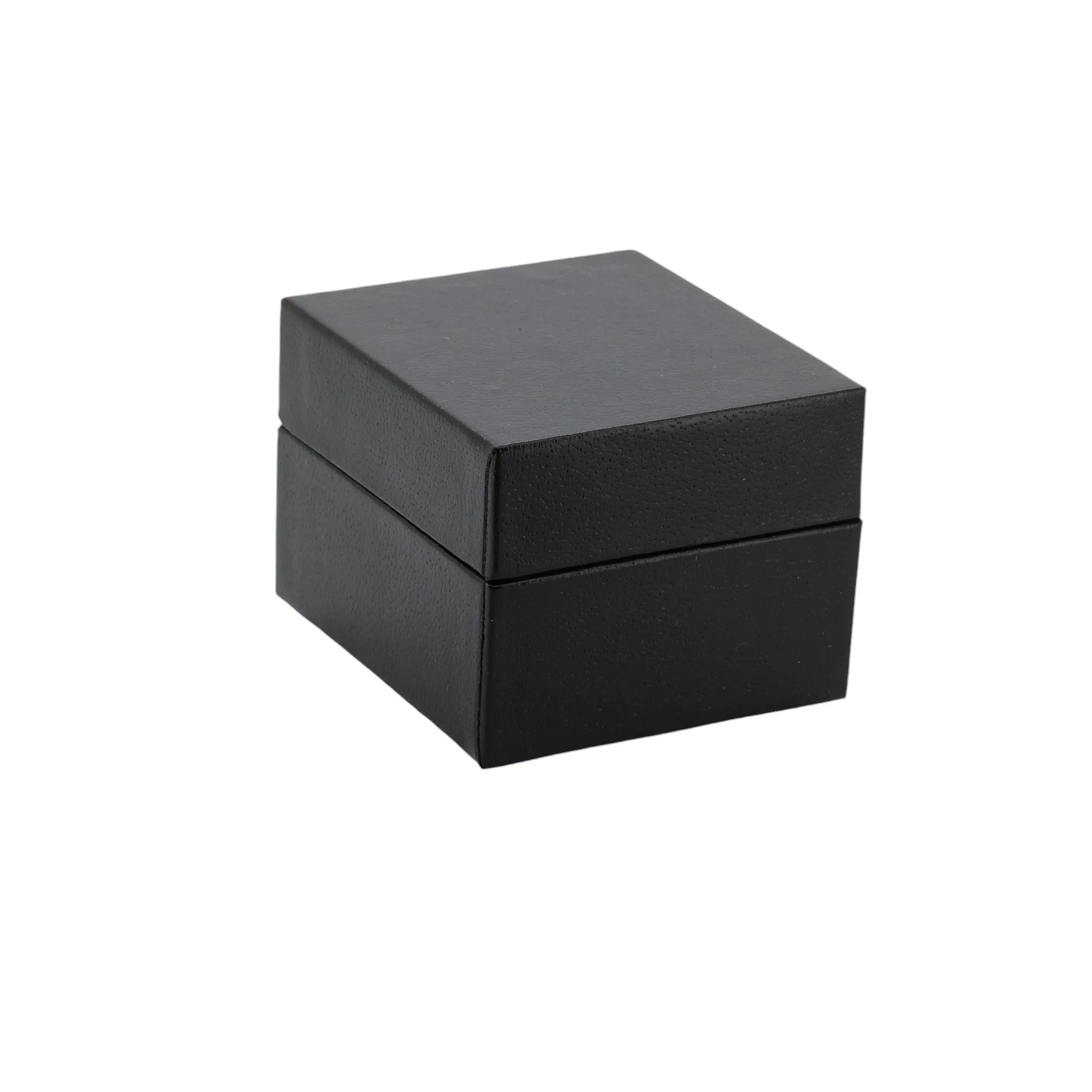 🆕📦 Leatherette Box with Ring Slot. Inner Leatherette (Black Outer, Black Inner)