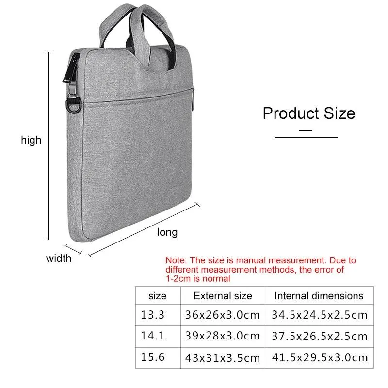 13.3 Inch Hidden Portable Strap One-shoulder Handbag - Waterproof Oxford Cloth
