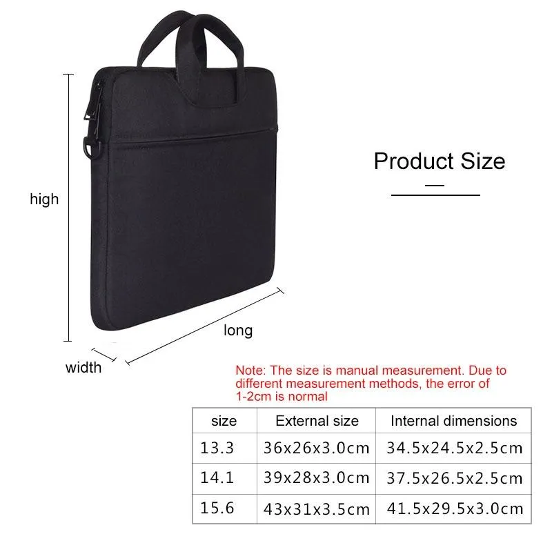 13.3 Inch Hidden Portable Strap One-shoulder Handbag - Waterproof Oxford Cloth