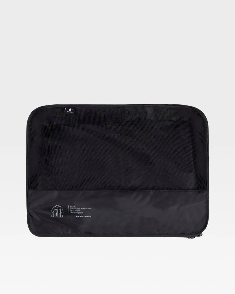 8 Piece Travel Packing Cubes in Black