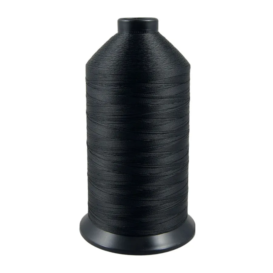 Anefil Poly® Twisted Multifilament Polyester UV Resistant Sewing Thread - Black, White Tex 70 (1.2lbs)