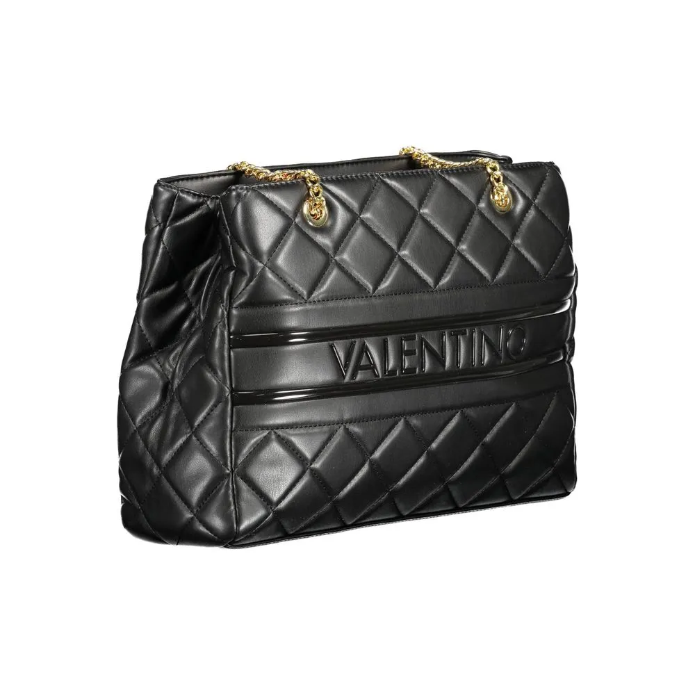 Black Polyethylene Shoulder Bag