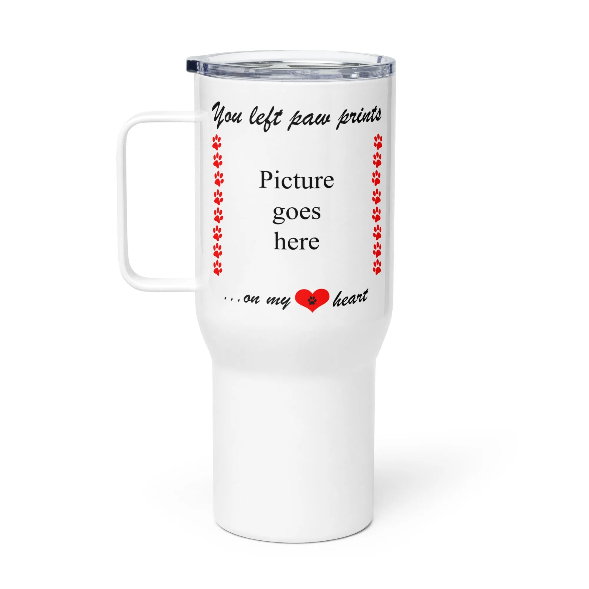 Customizable Pet Remembrance Travel Mug