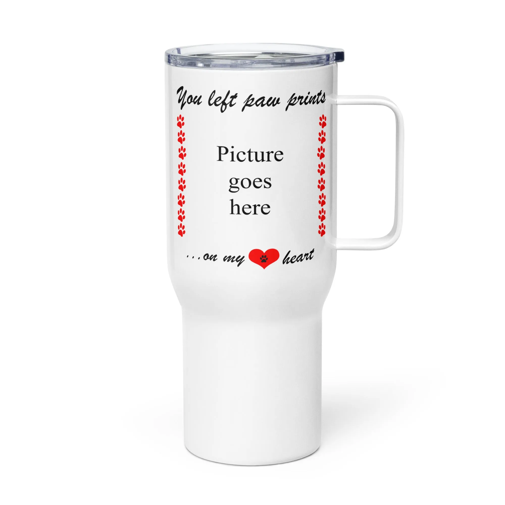 Customizable Pet Remembrance Travel Mug