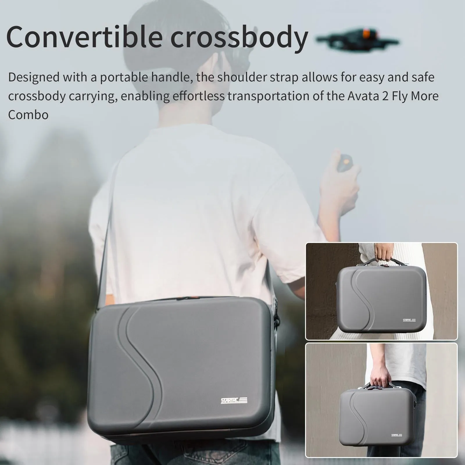 Dji Avata 2 Drone Messenger Bag - Compact Storage Solution