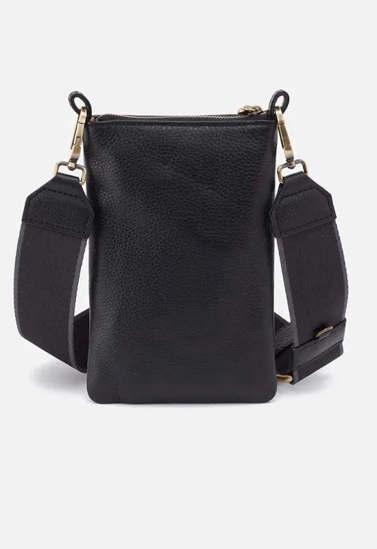 Hobo - Cass Crossbody Phone Case Black Leather