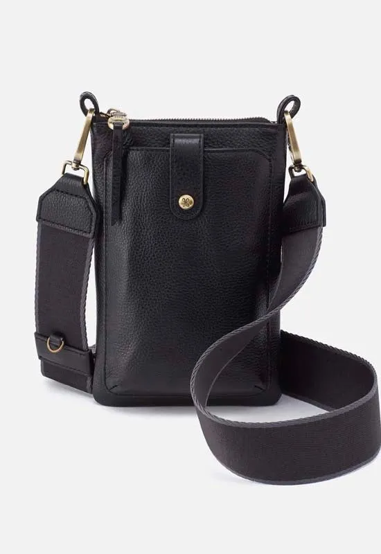 Hobo - Cass Crossbody Phone Case Black Leather