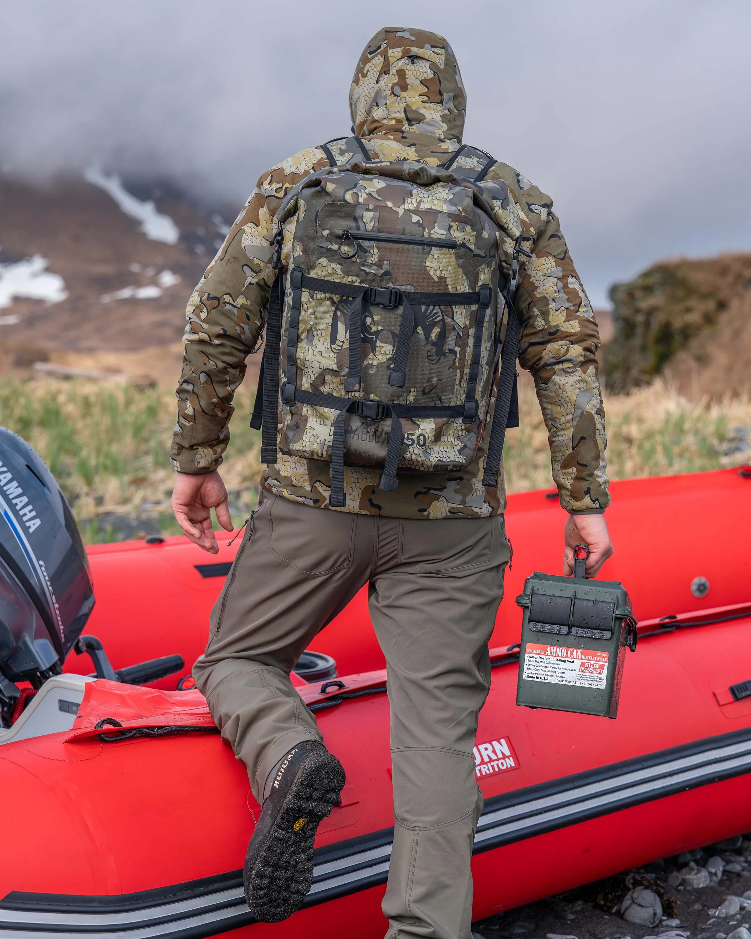 Karluk 1850 Roll Top Dry Backpack Set | Verde/Stone