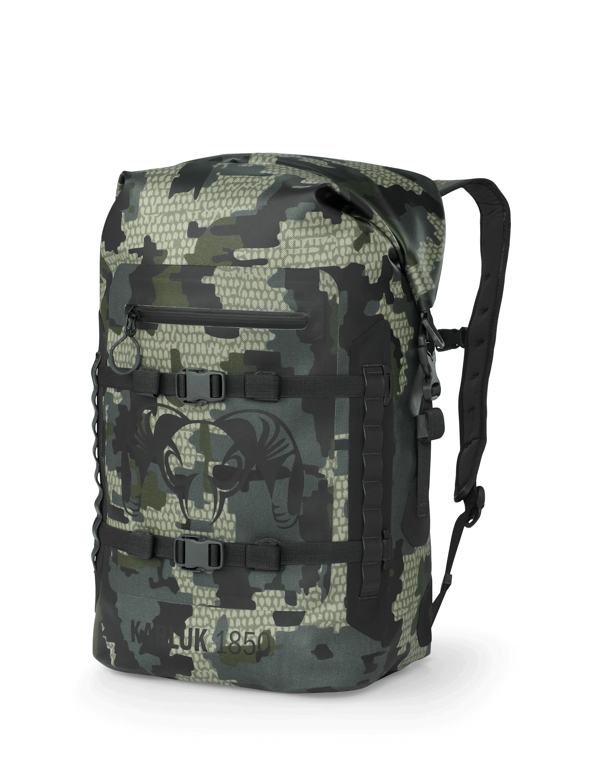 Karluk 1850 Roll Top Dry Backpack Set | Verde/Stone
