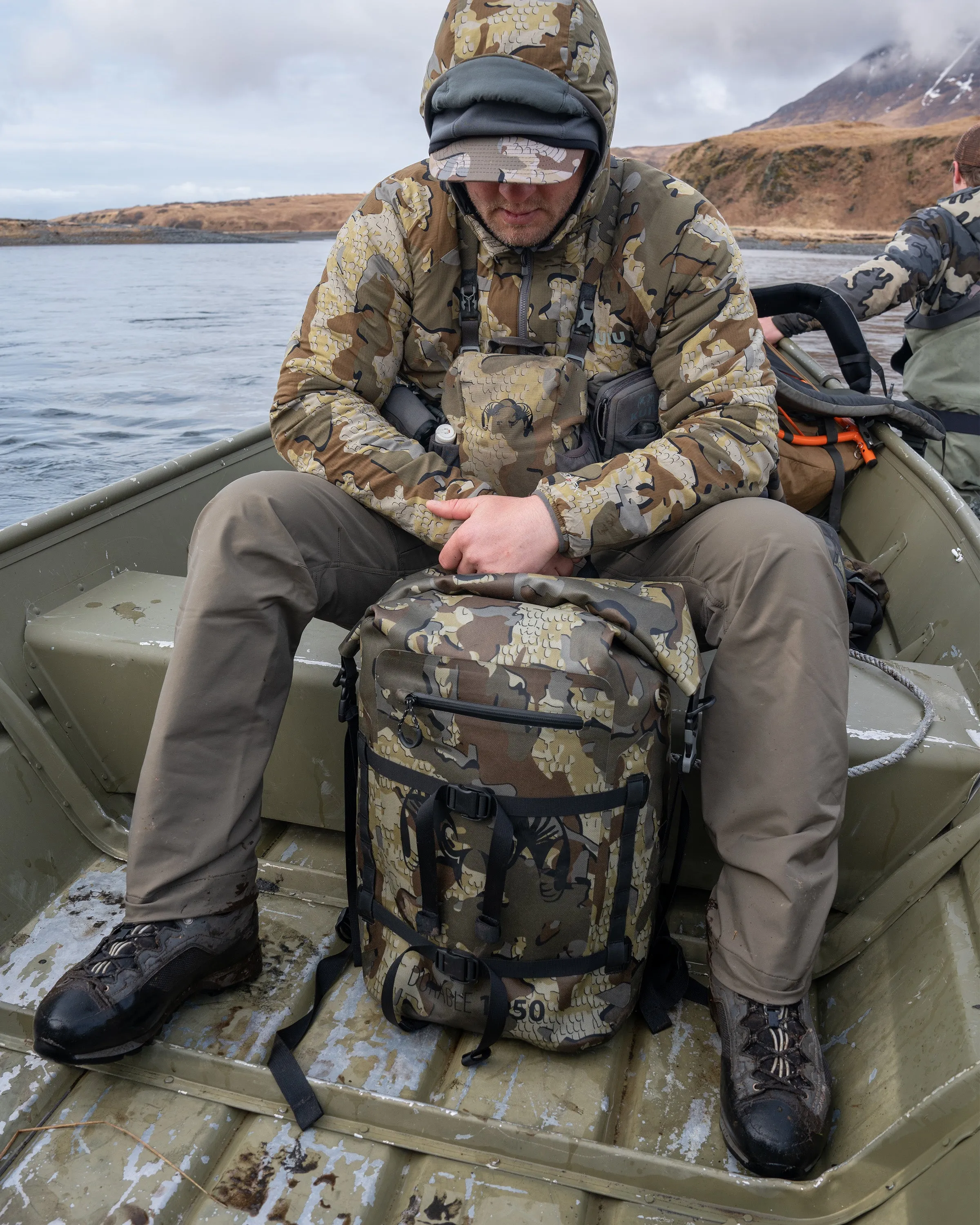 Karluk 1850 Roll Top Dry Backpack Set | Verde/Stone