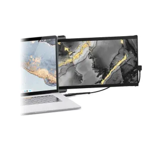 MOBILE PIXEL Portable Laptop Monitor Duex Max DS 14.1 - USB C-C/A with HDMI Cable - Black