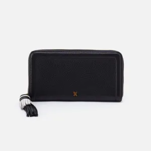 Nia Lg Zip Around in Black by Hobo