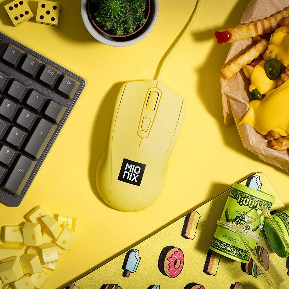 [OPEN BOX] MIONIX Avior Ambidextrous Optical Gaming Mouse French Fries