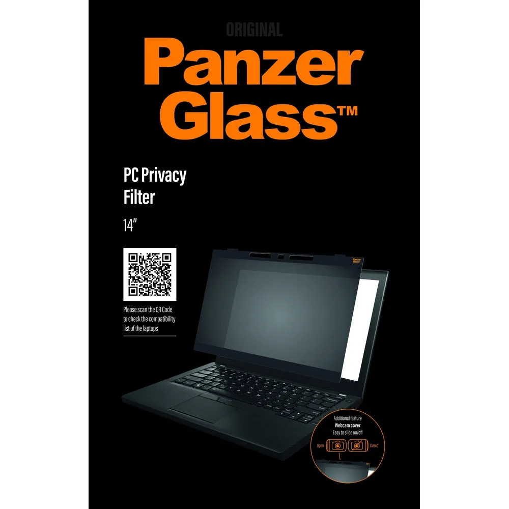PANZERGLASS Dual Privacy Screen Protector for 14" PC