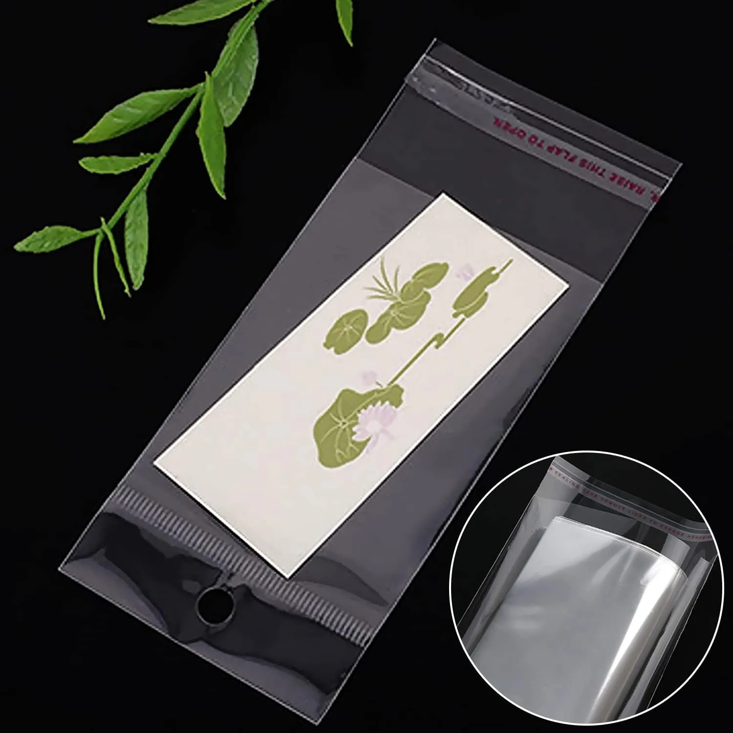 Polyprop Cellophane Selfseal Bags 11x17cm 100pack