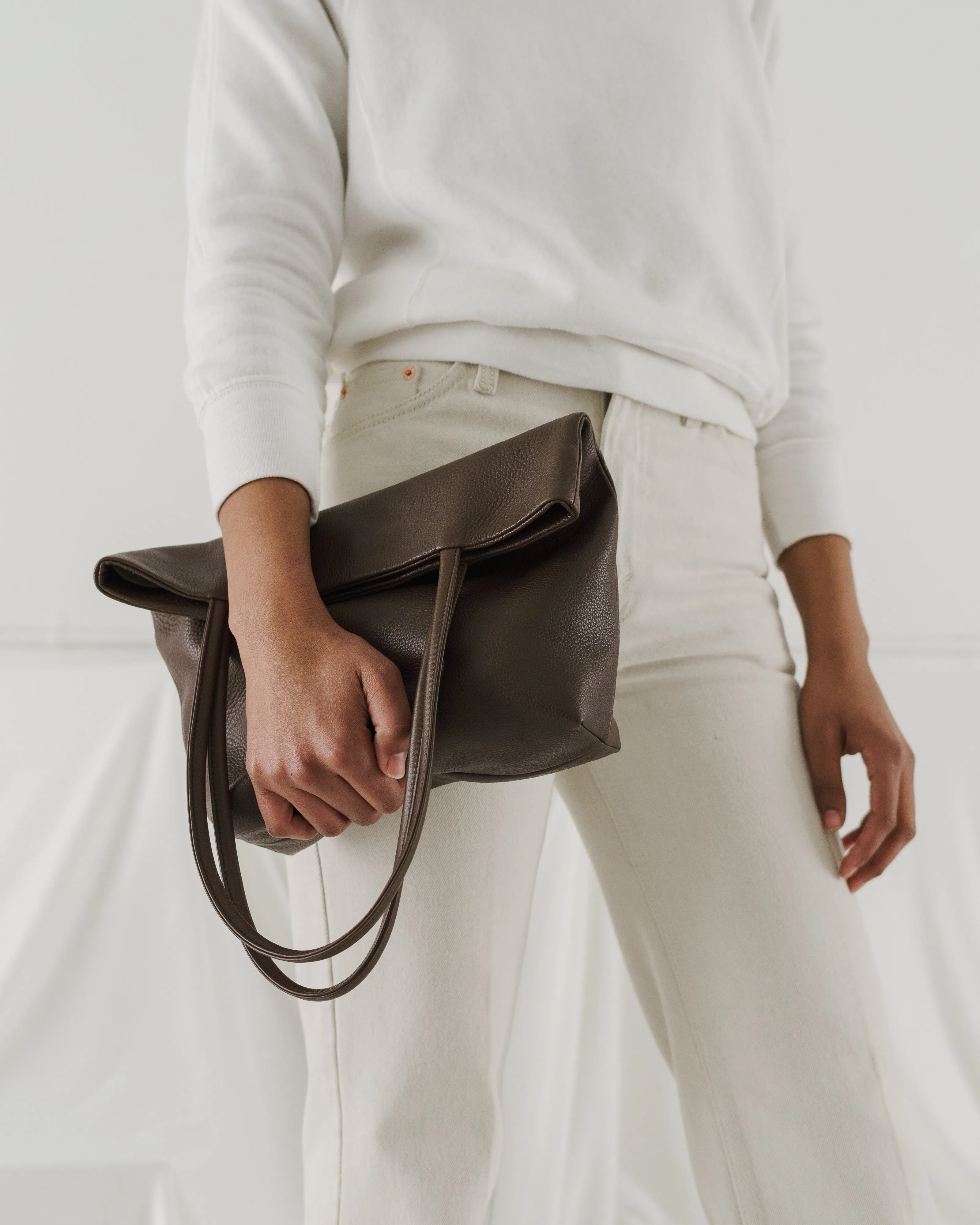 Soft Medium Tote - Chocolate