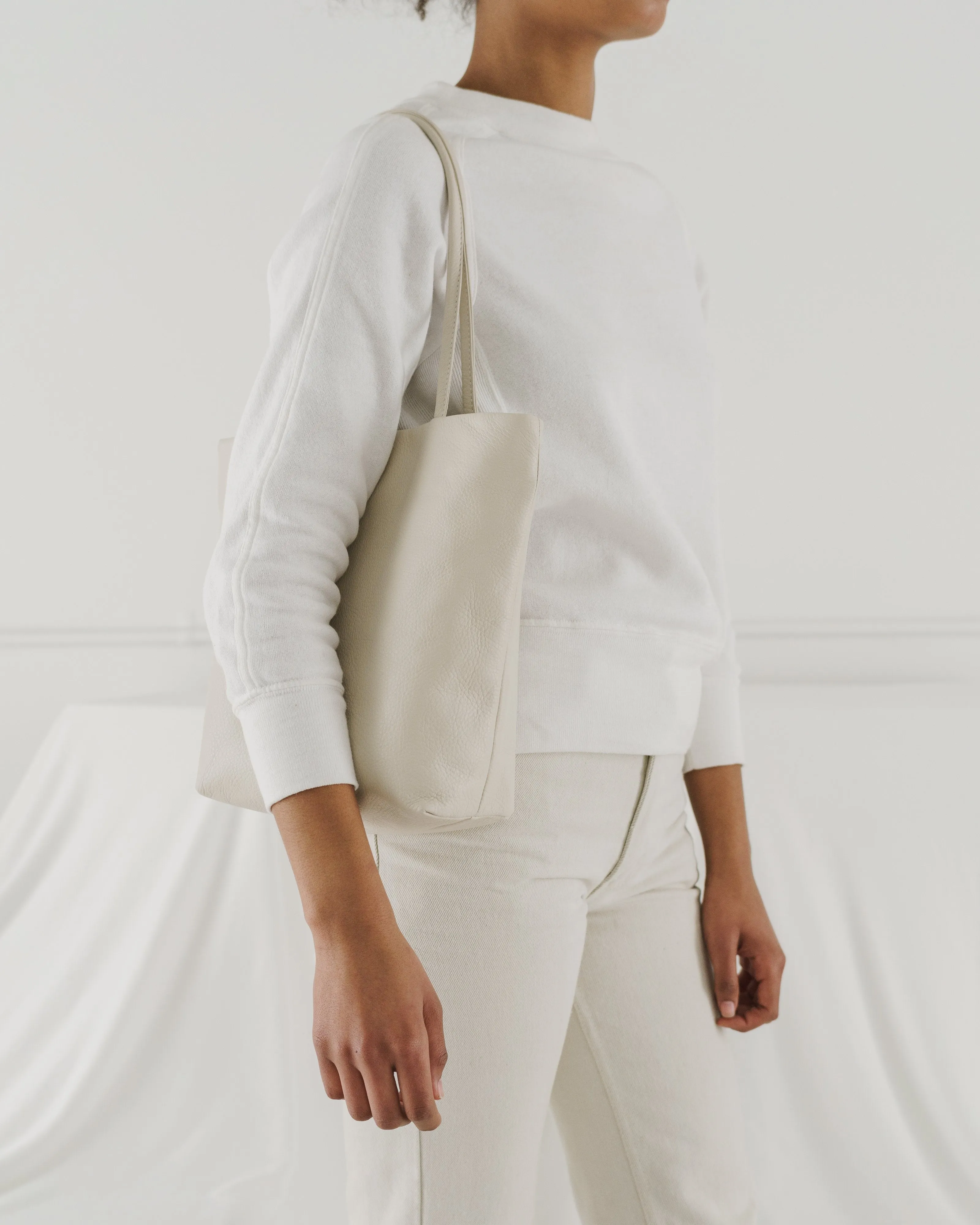 Soft Medium Tote - Stone