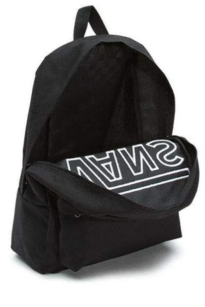 VANS OLD SKOOL DROP V BACKPACK - BLACK/WHITE