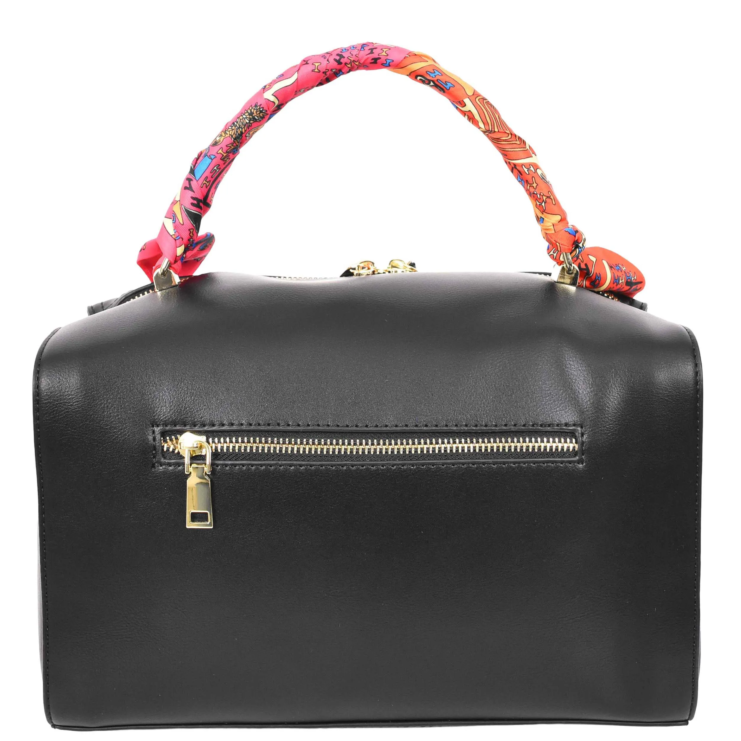 Women's Faux Leather Handbag Cross Body Casual Fashion Barrel Bag A890 Black